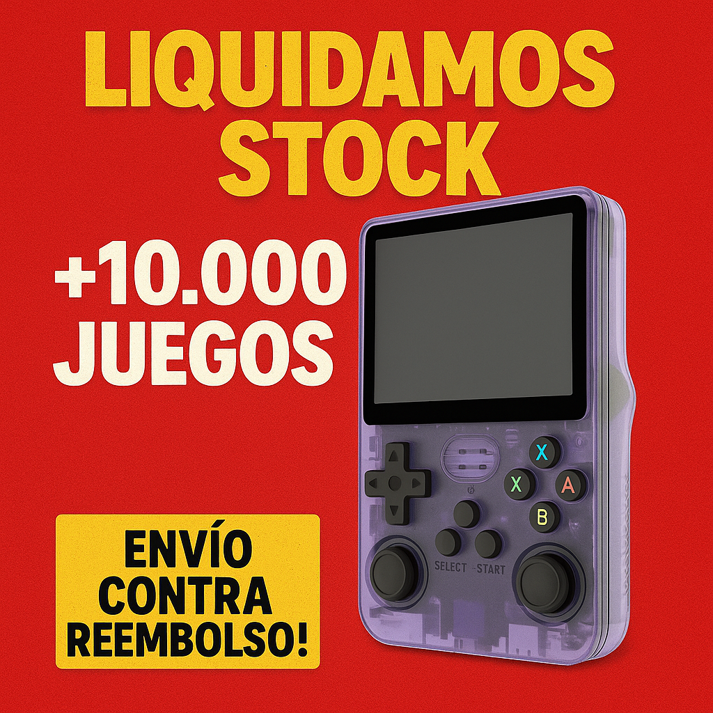 Nueva Consola R36s,  Juegos Retro y Reproductor de Vídeo - Compacta y Ligera