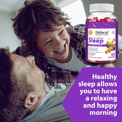 Sleep Gummies - with Melatonin, Help Children Fall Asleep Naturally, Combat Insomnia, Boost Immunity, and Improve Sleep