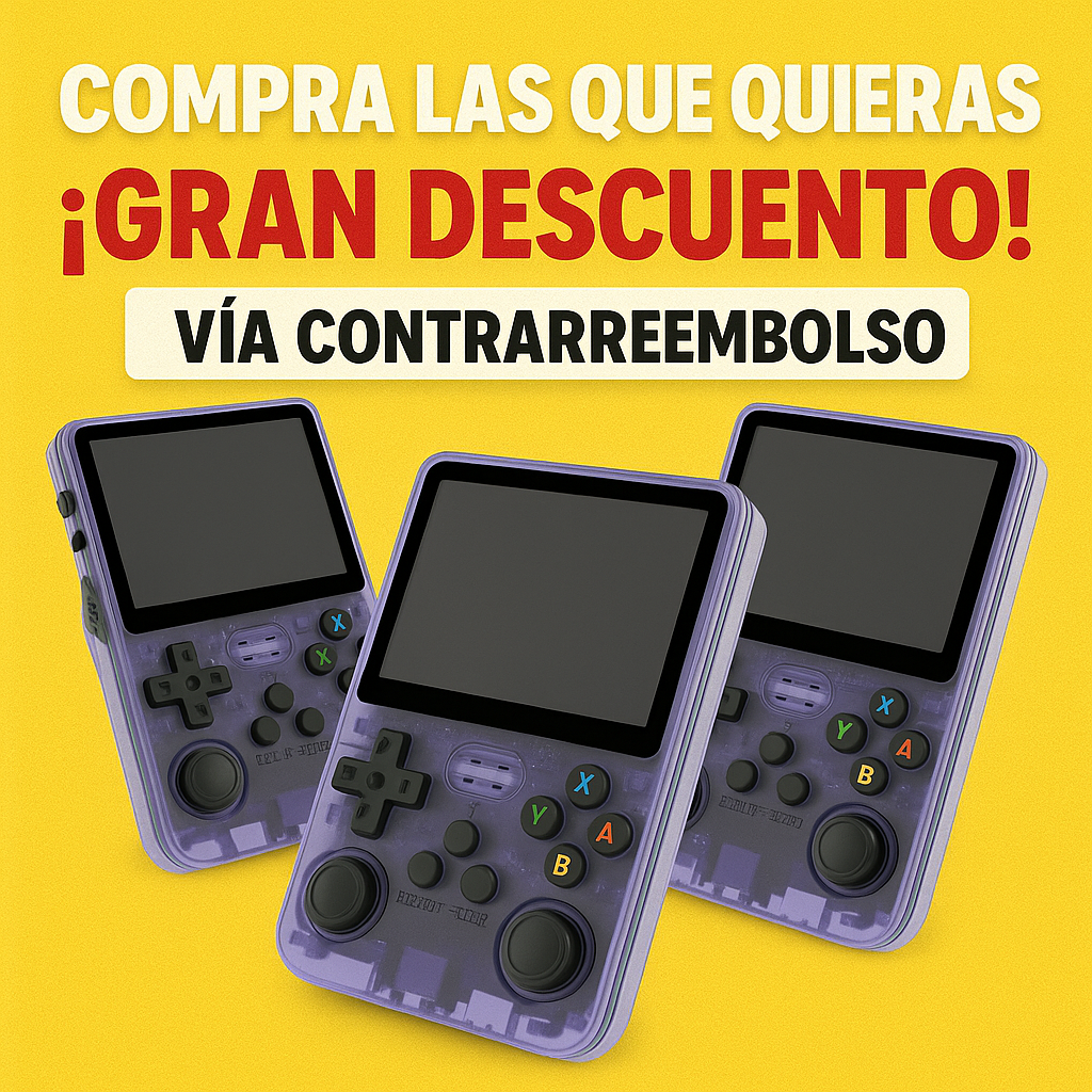 Nueva Consola R36s,  Juegos Retro y Reproductor de Vídeo - Compacta y Ligera